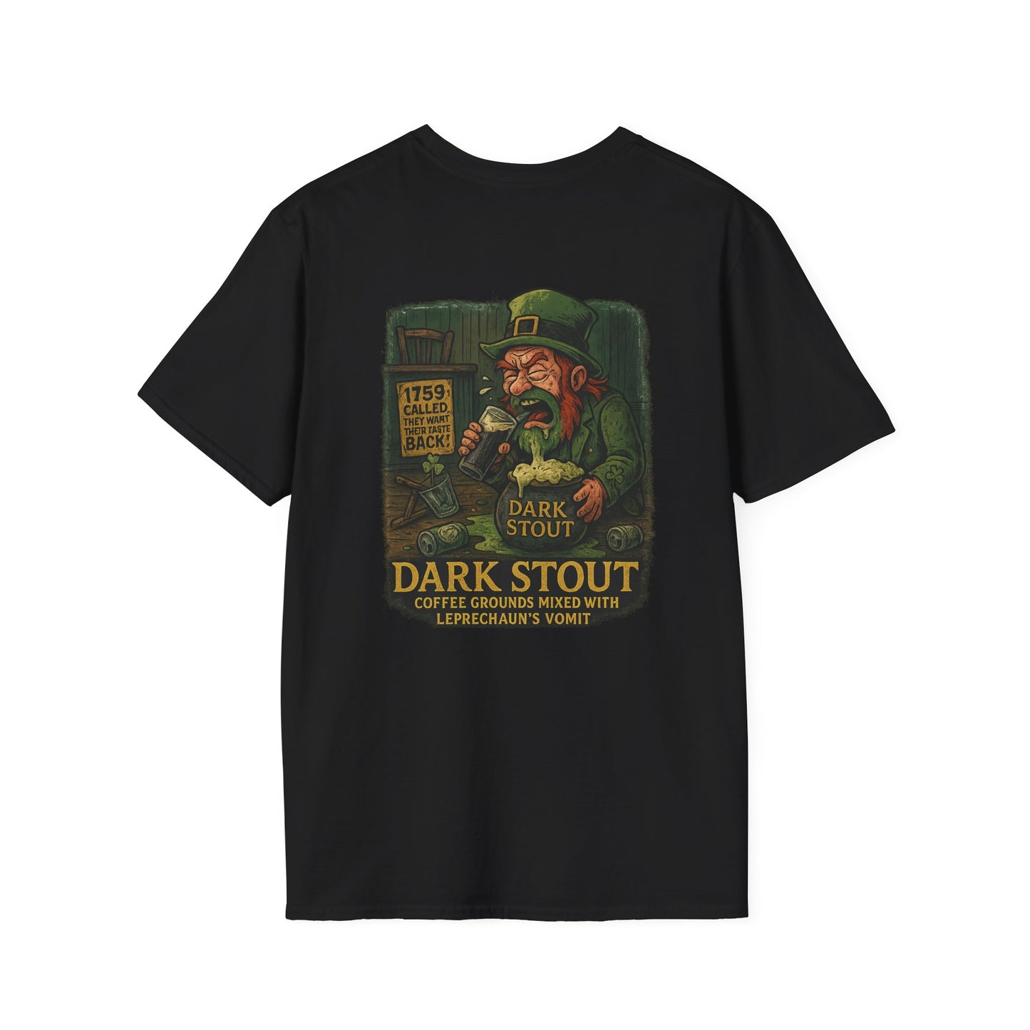 Leprechaun's Vomit Dark Stout T-Shirt