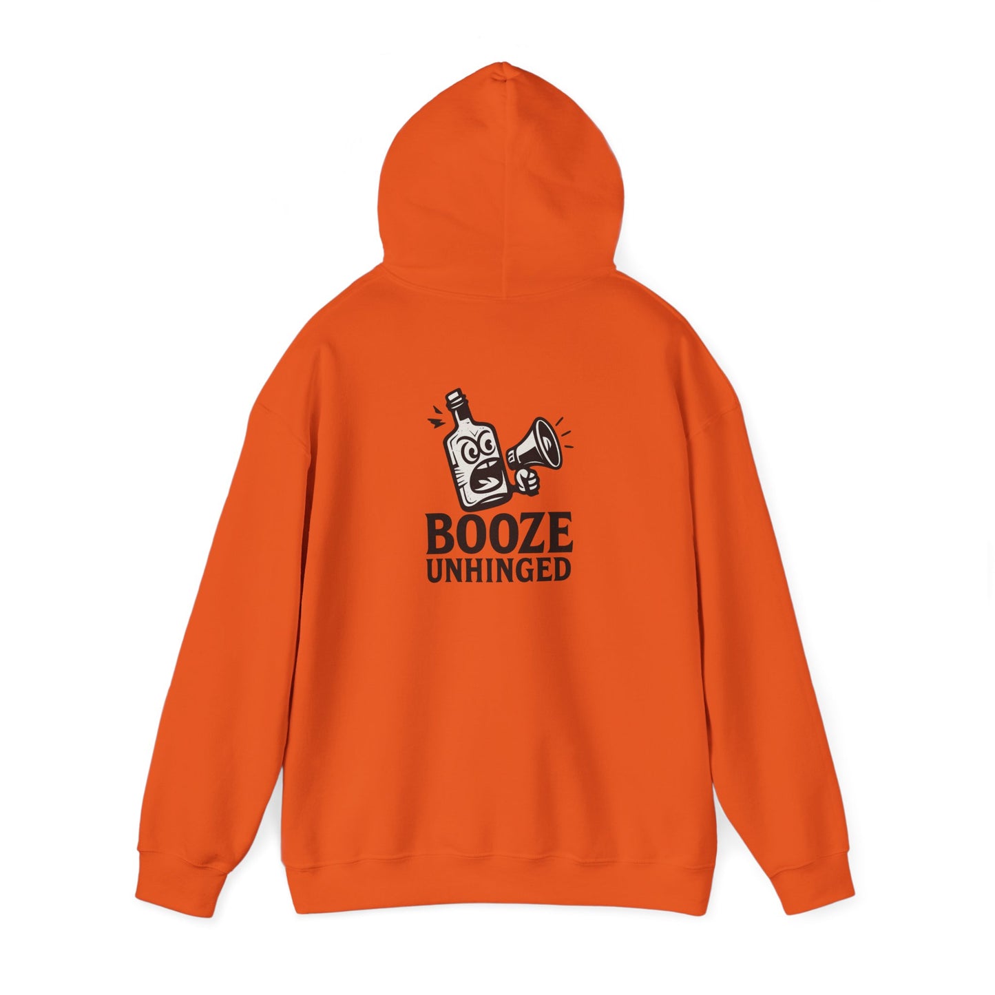 Booze Unhinged Hoodie - Large Back Logo