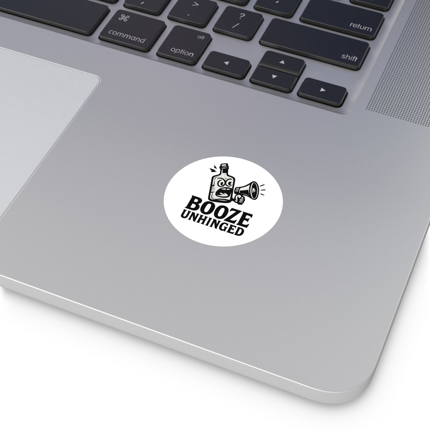 Unhinged Round Vinyl Sticker