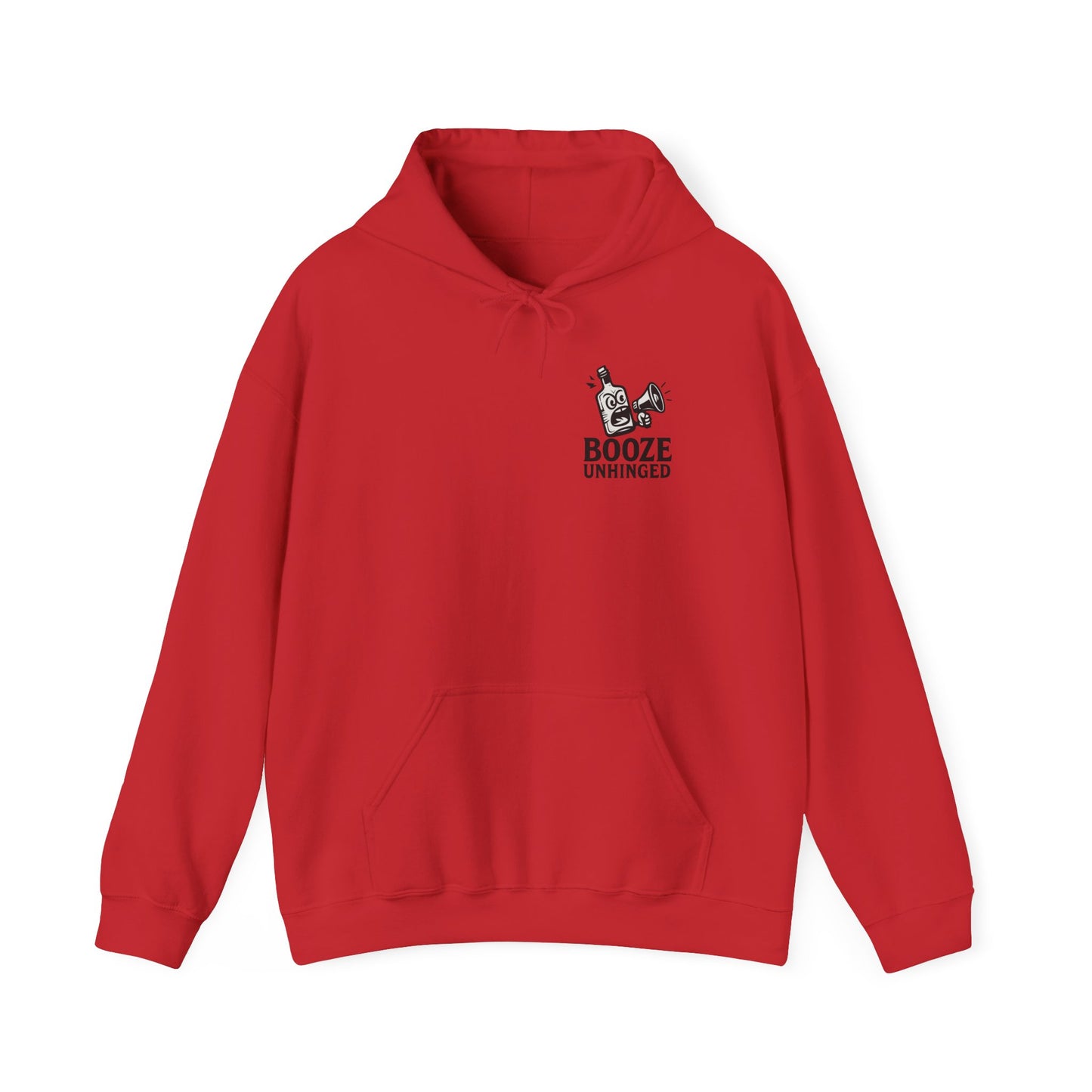 Booze Unhinged Hoodie - Large Back Logo