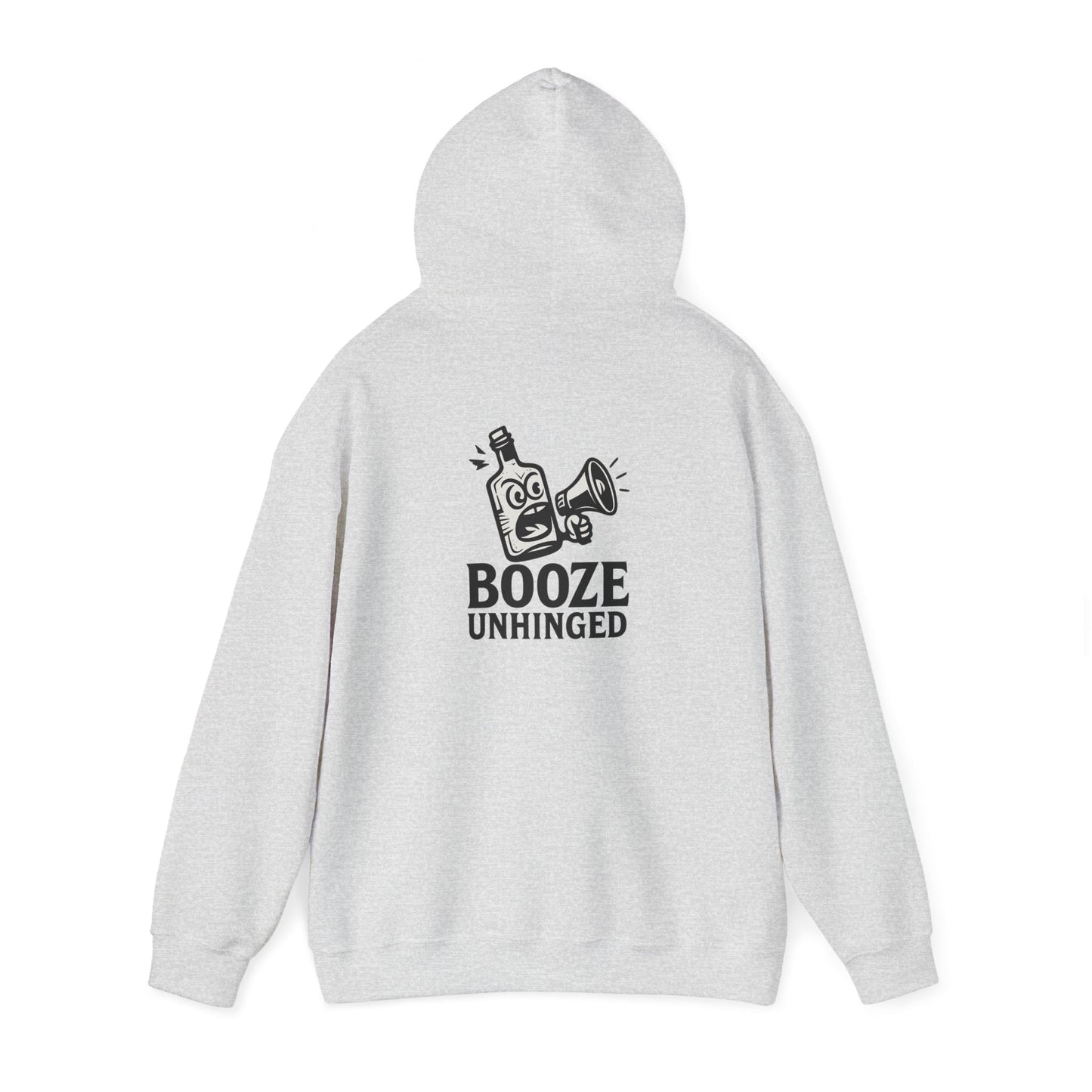 Booze Unhinged Hoodie - Large Back Logo