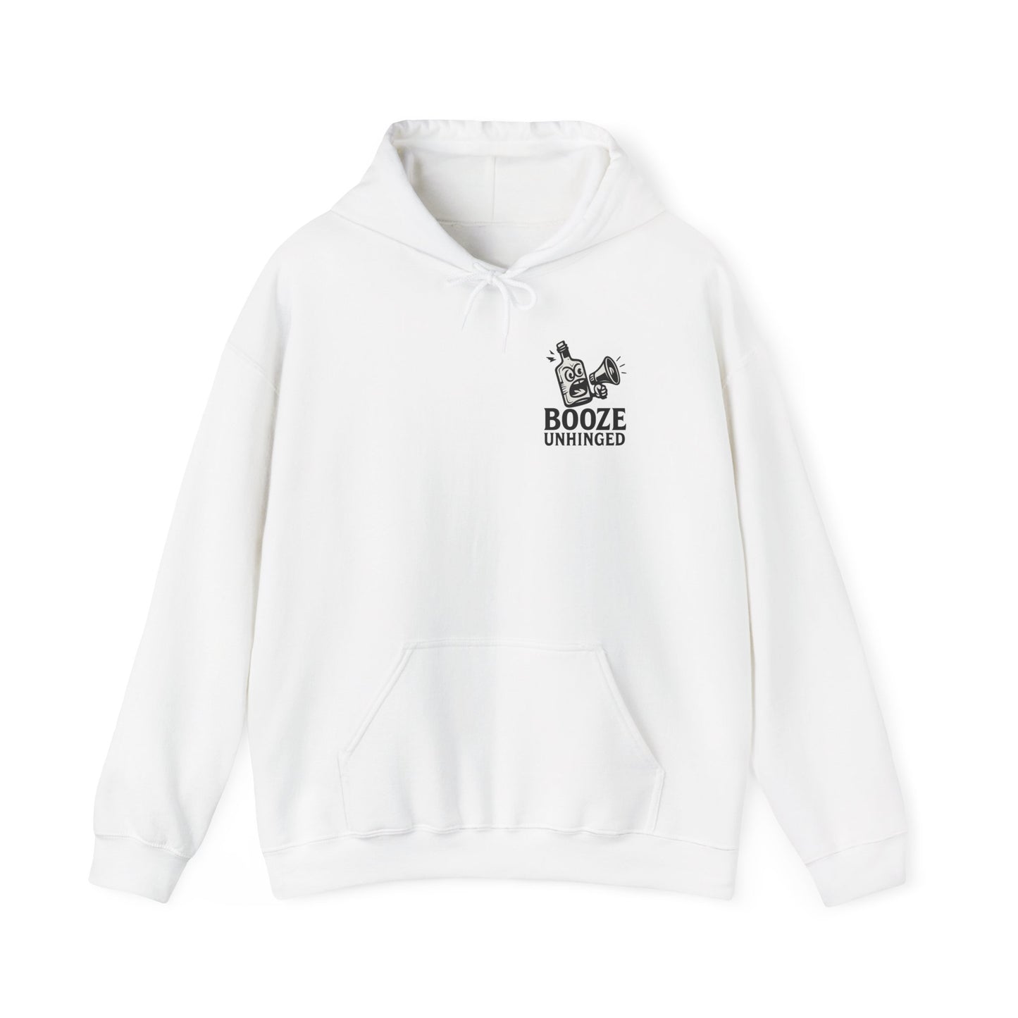 Booze Unhinged Hoodie - Large Back Logo