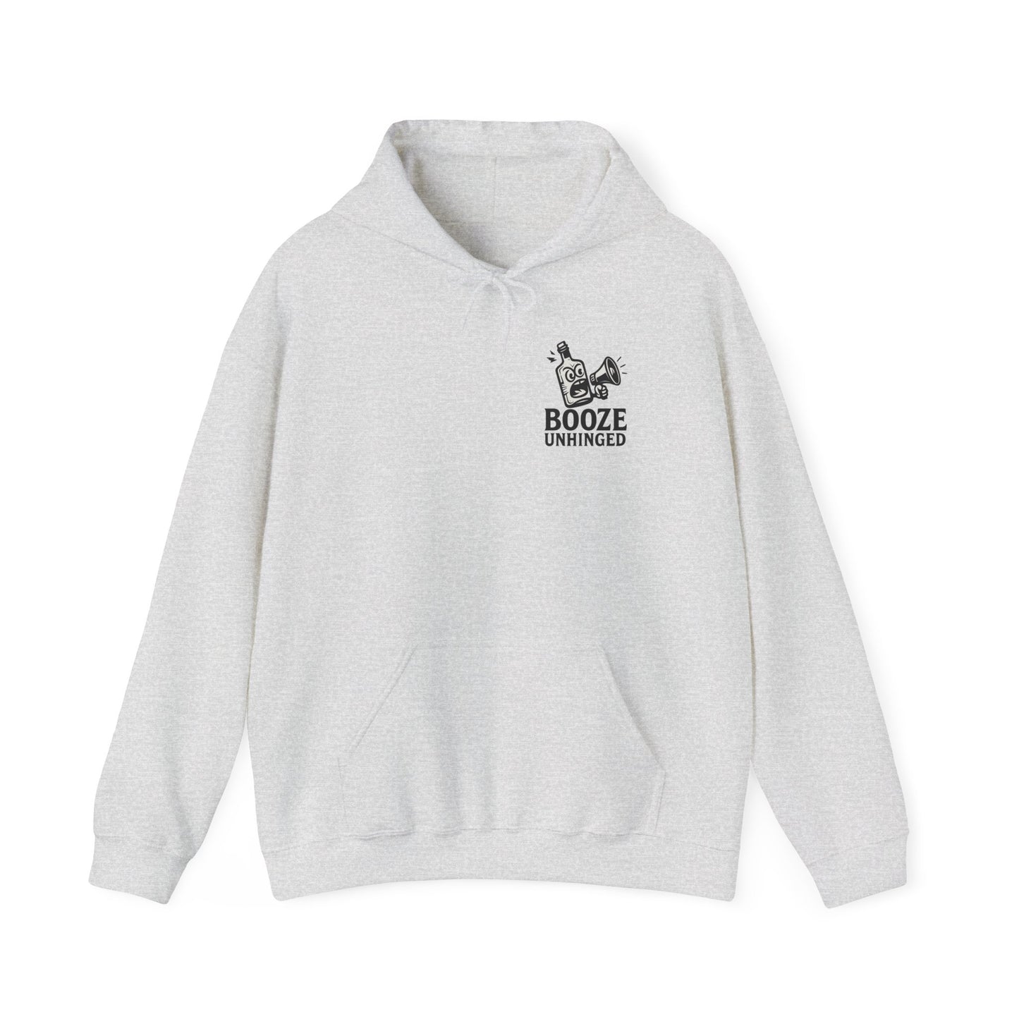 Booze Unhinged Hoodie - Large Back Logo