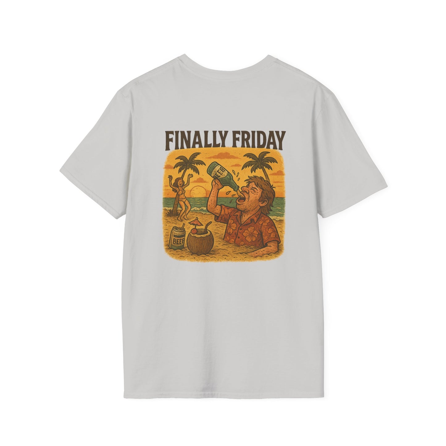 Finally Friday Booze Graphic T-Shirt