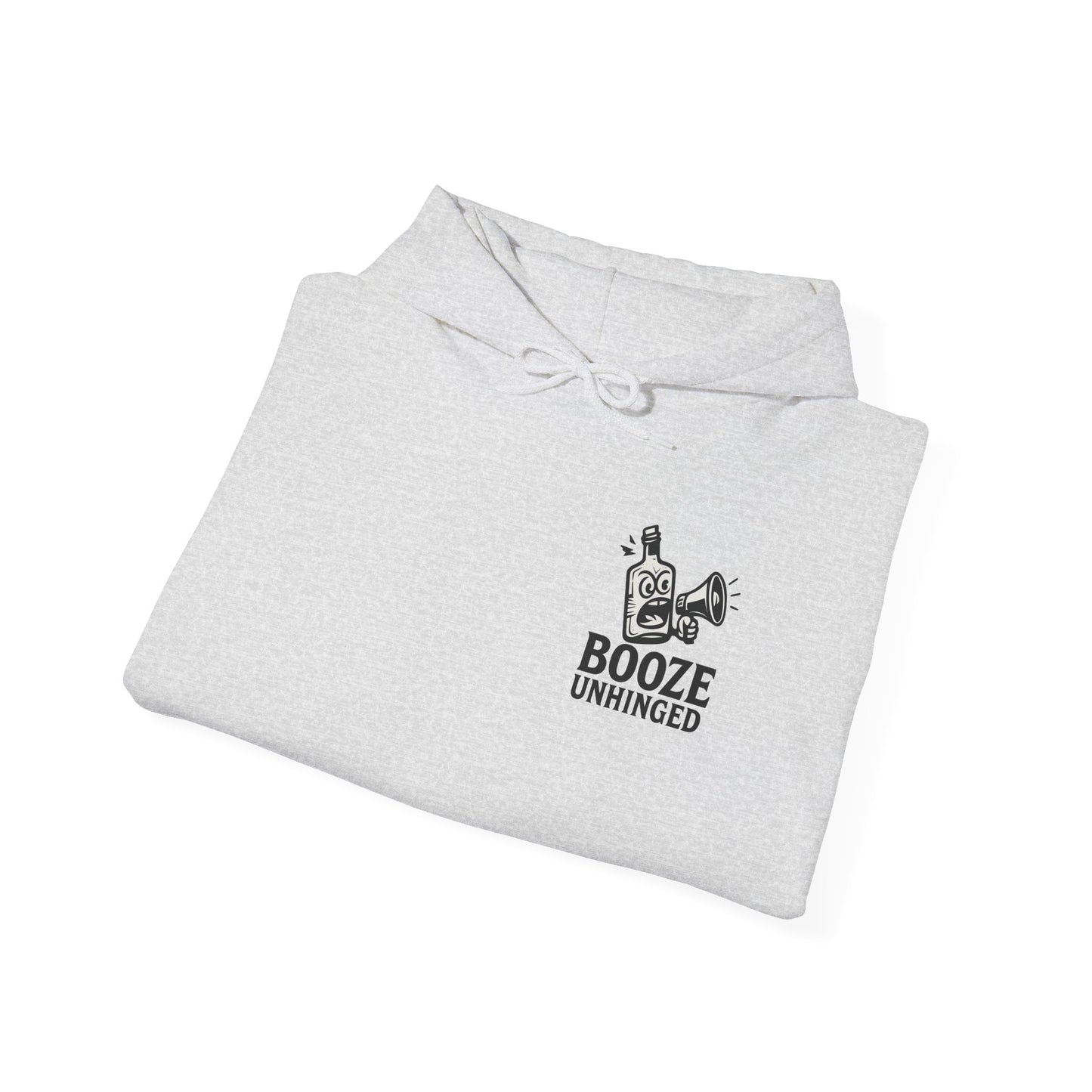 Booze Unhinged Hoodie - Large Back Logo