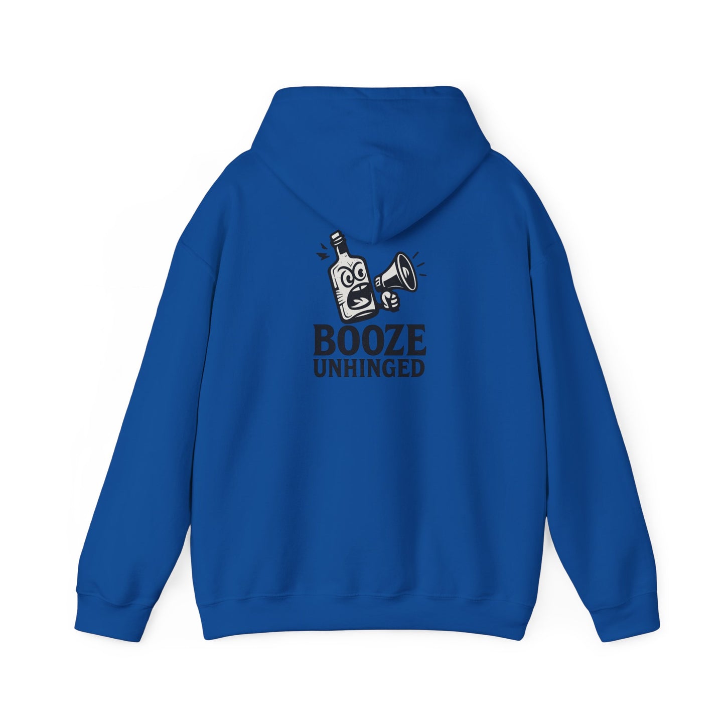 Booze Unhinged Hoodie - Large Back Logo
