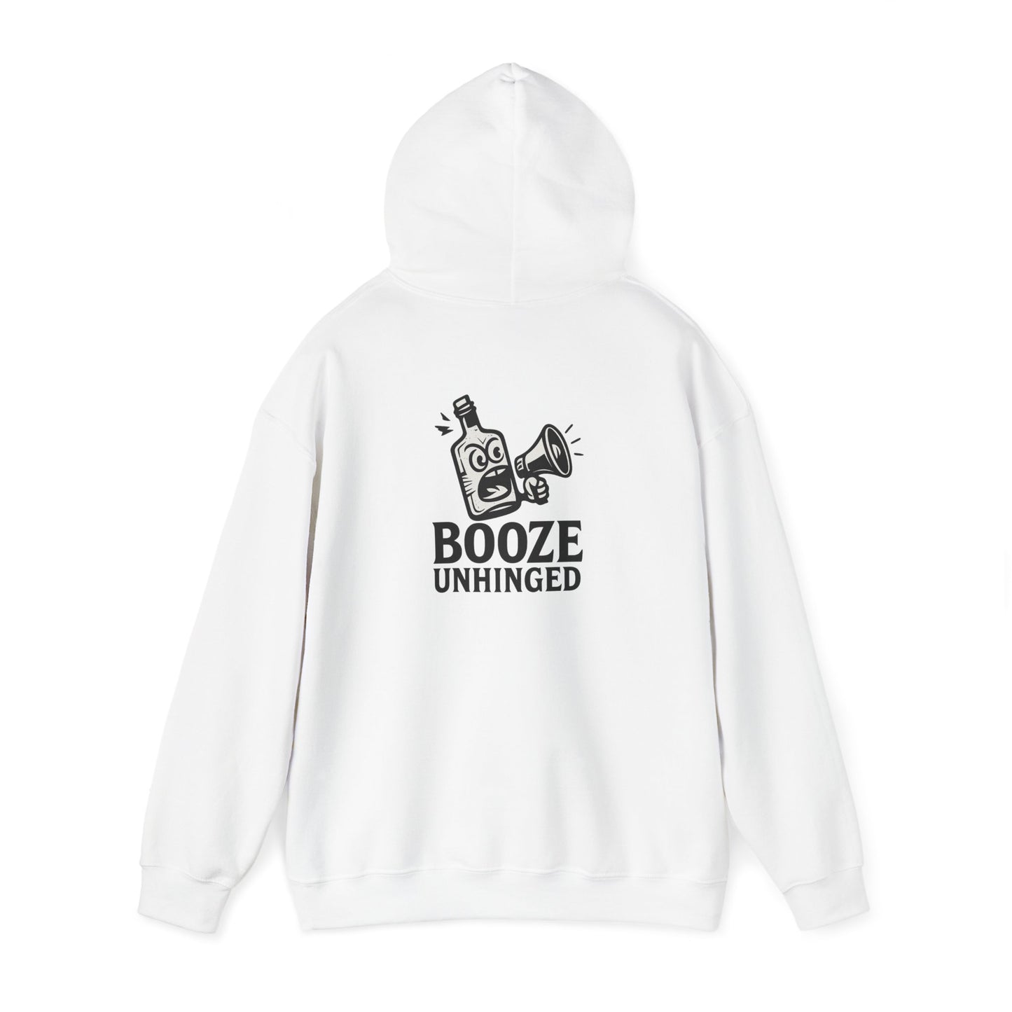 Booze Unhinged Hoodie - Large Back Logo