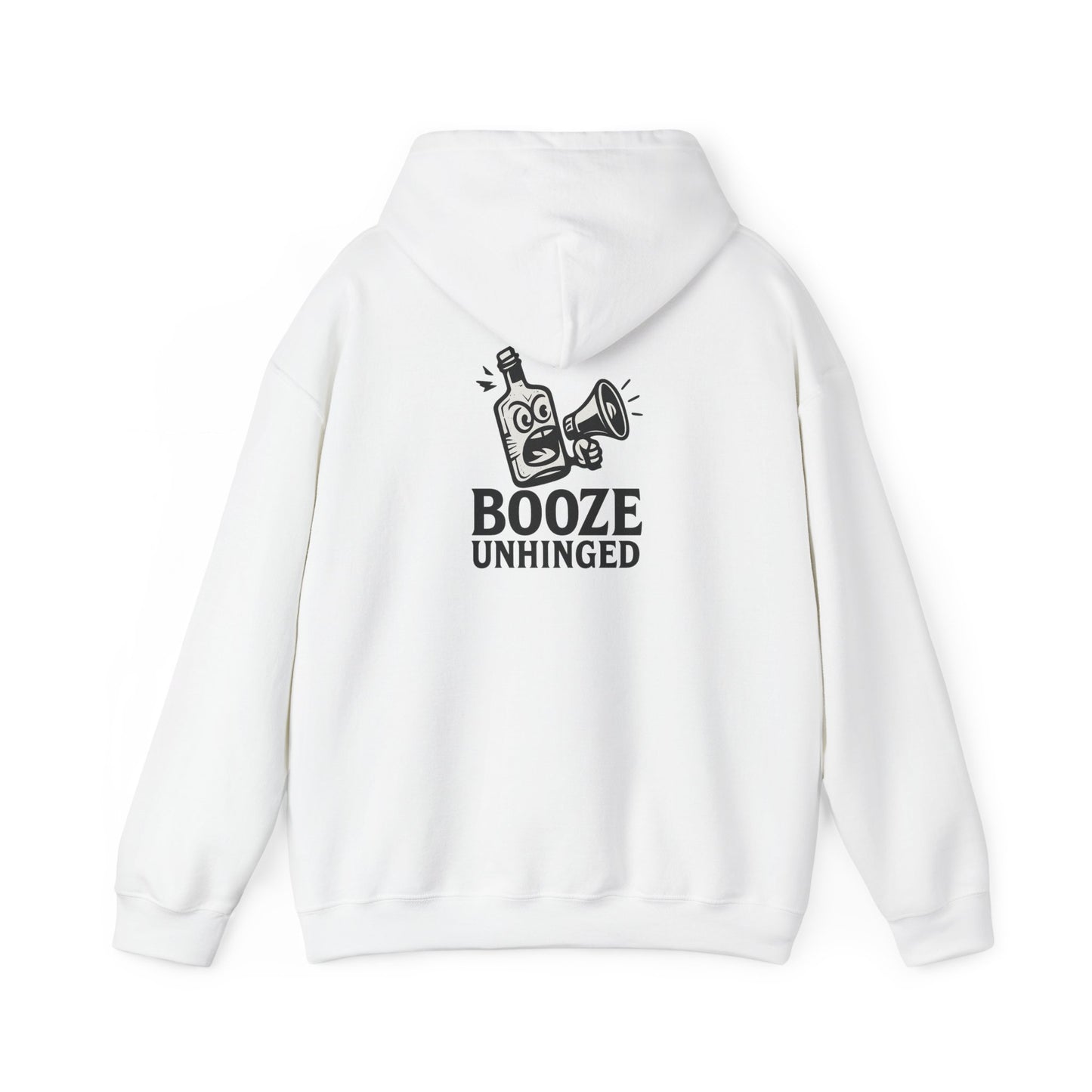 Booze Unhinged Hoodie - Large Back Logo