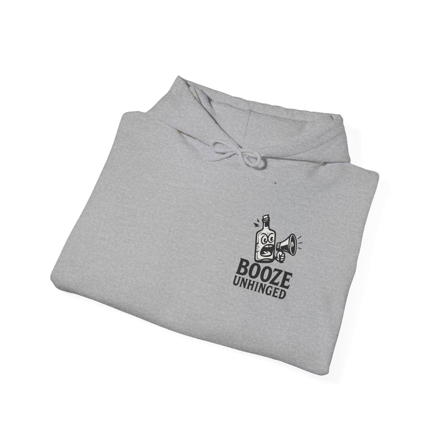 Booze Unhinged Hoodie - Large Back Logo