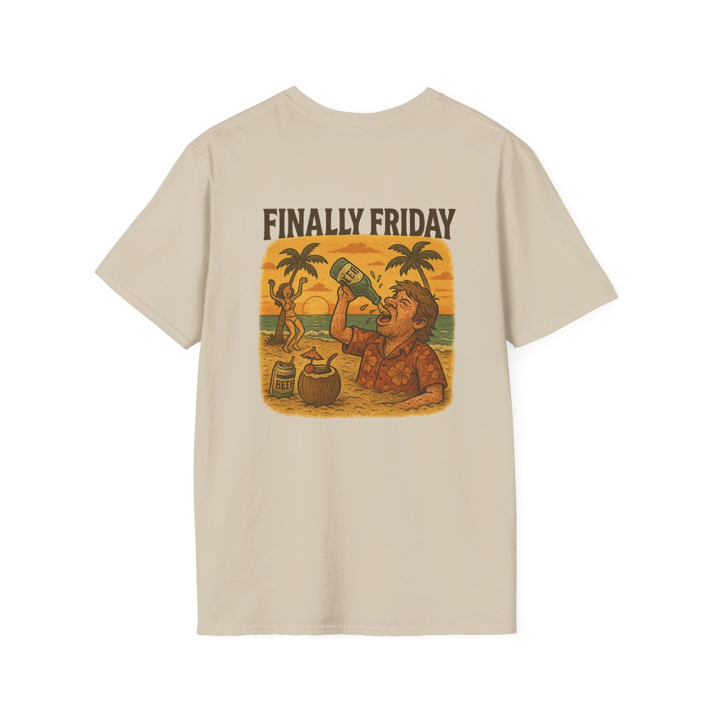 Finally Friday Booze Graphic T-Shirt