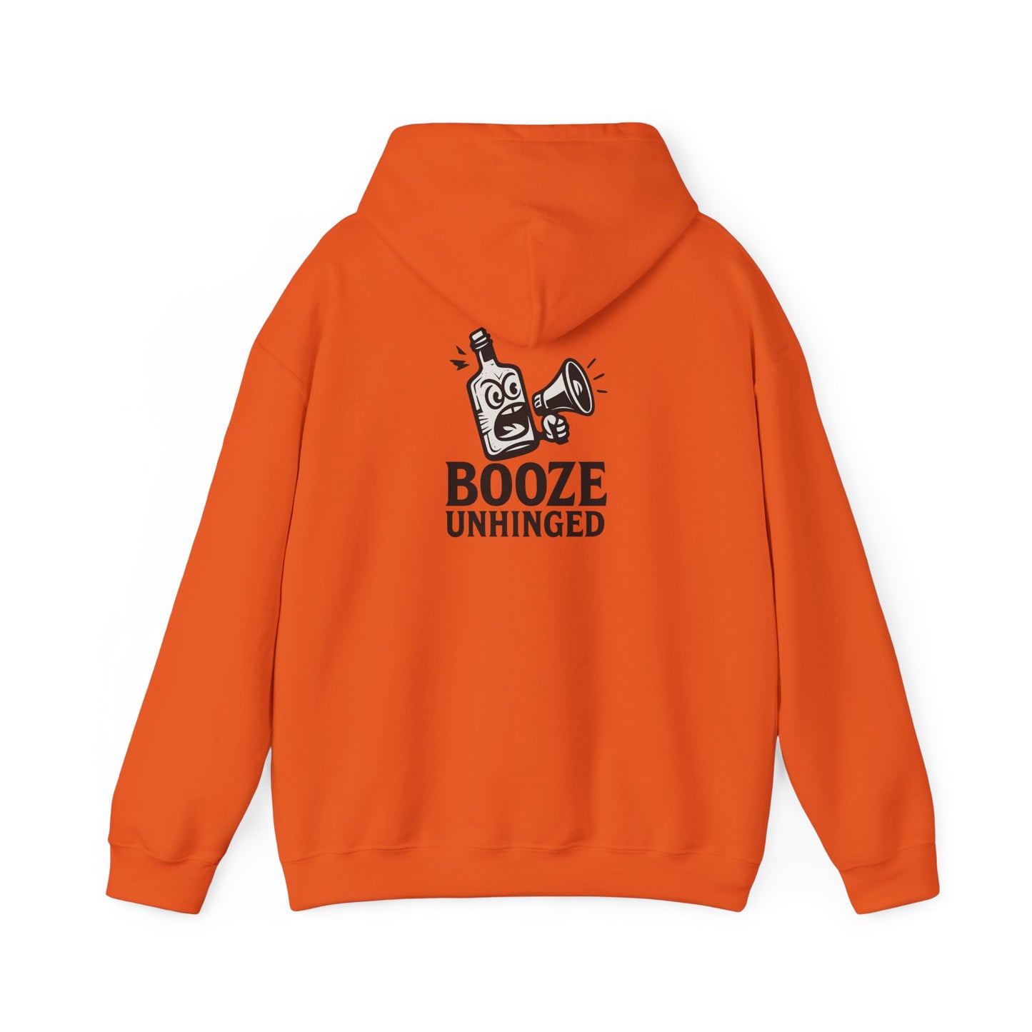 Booze Unhinged Hoodie - Large Back Logo