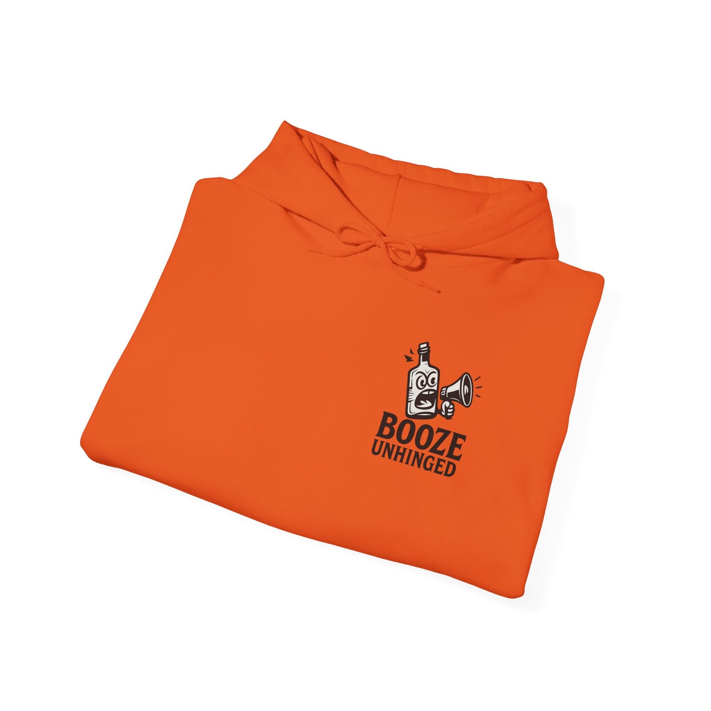 Booze Unhinged Hoodie - Large Back Logo