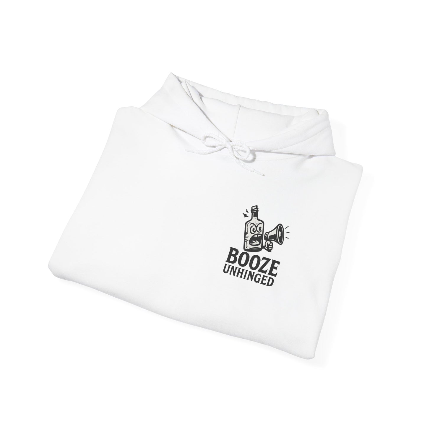 Booze Unhinged Hoodie - Large Back Logo