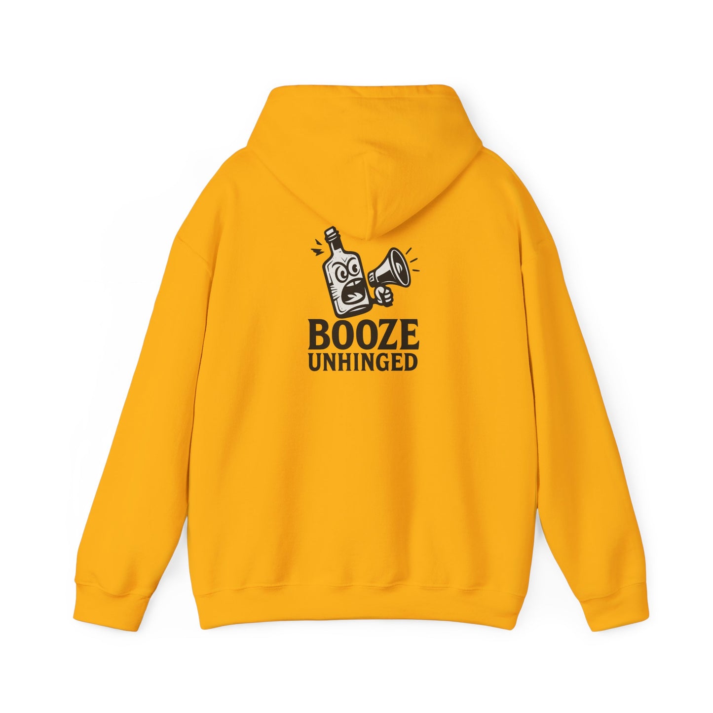 Booze Unhinged Hoodie - Large Back Logo
