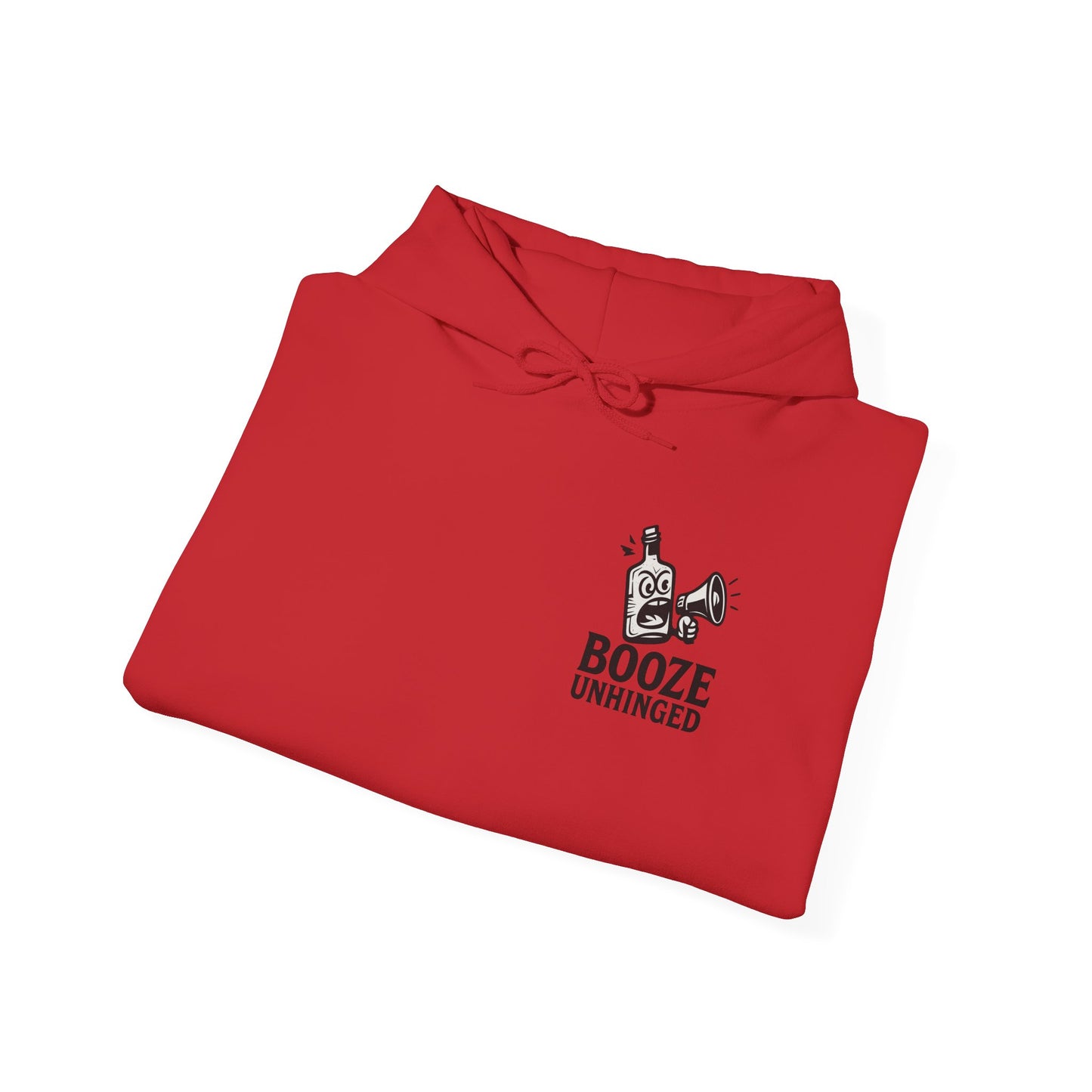 Booze Unhinged Hoodie - Large Back Logo