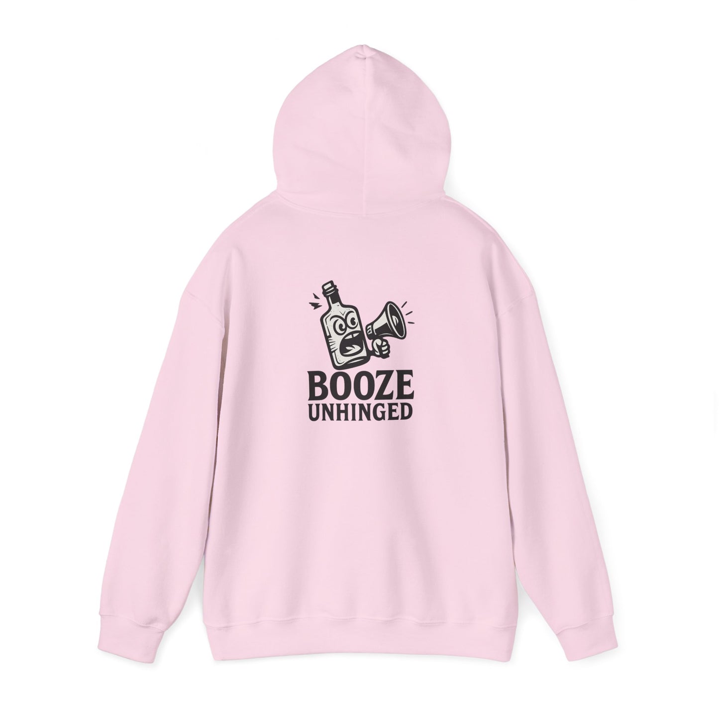 Booze Unhinged Hoodie - Large Back Logo