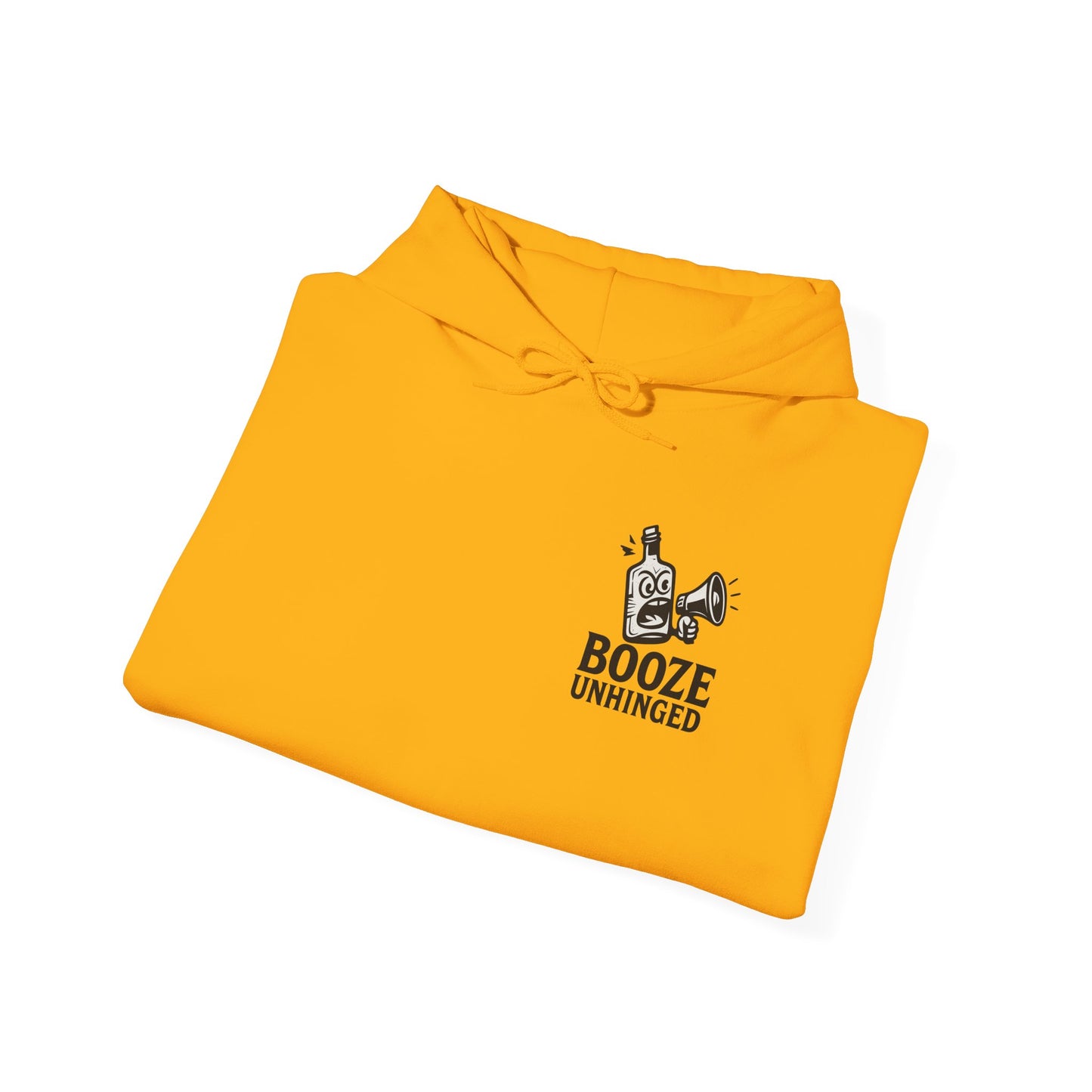 Booze Unhinged Hoodie - Large Back Logo