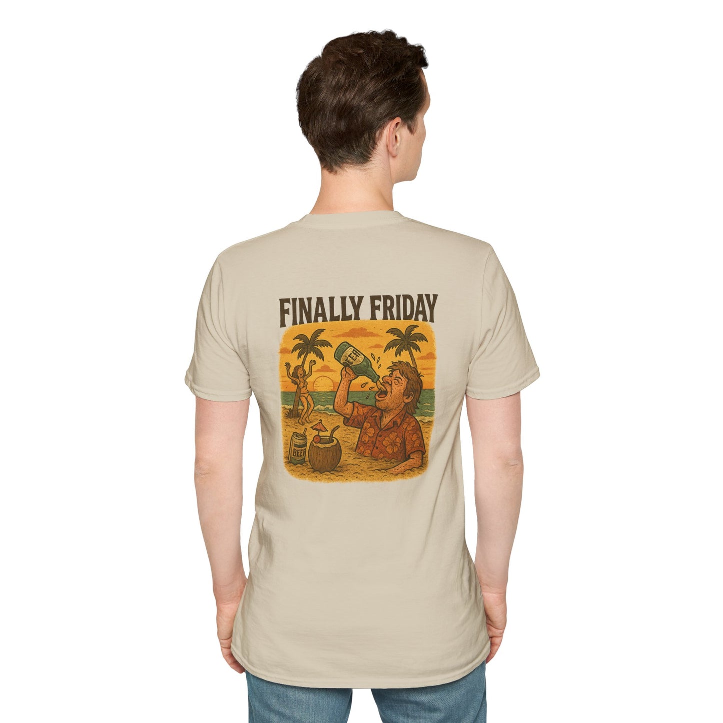 Finally Friday Booze Graphic T-Shirt