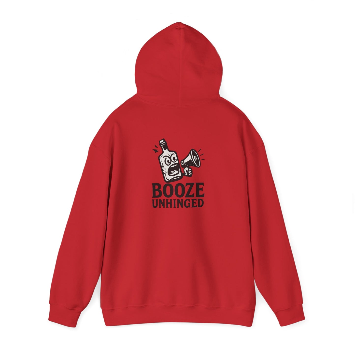Booze Unhinged Hoodie - Large Back Logo