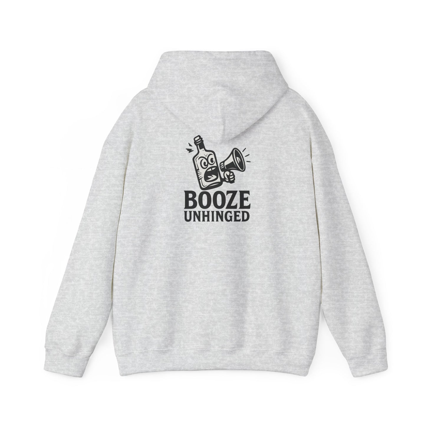 Booze Unhinged Hoodie - Large Back Logo