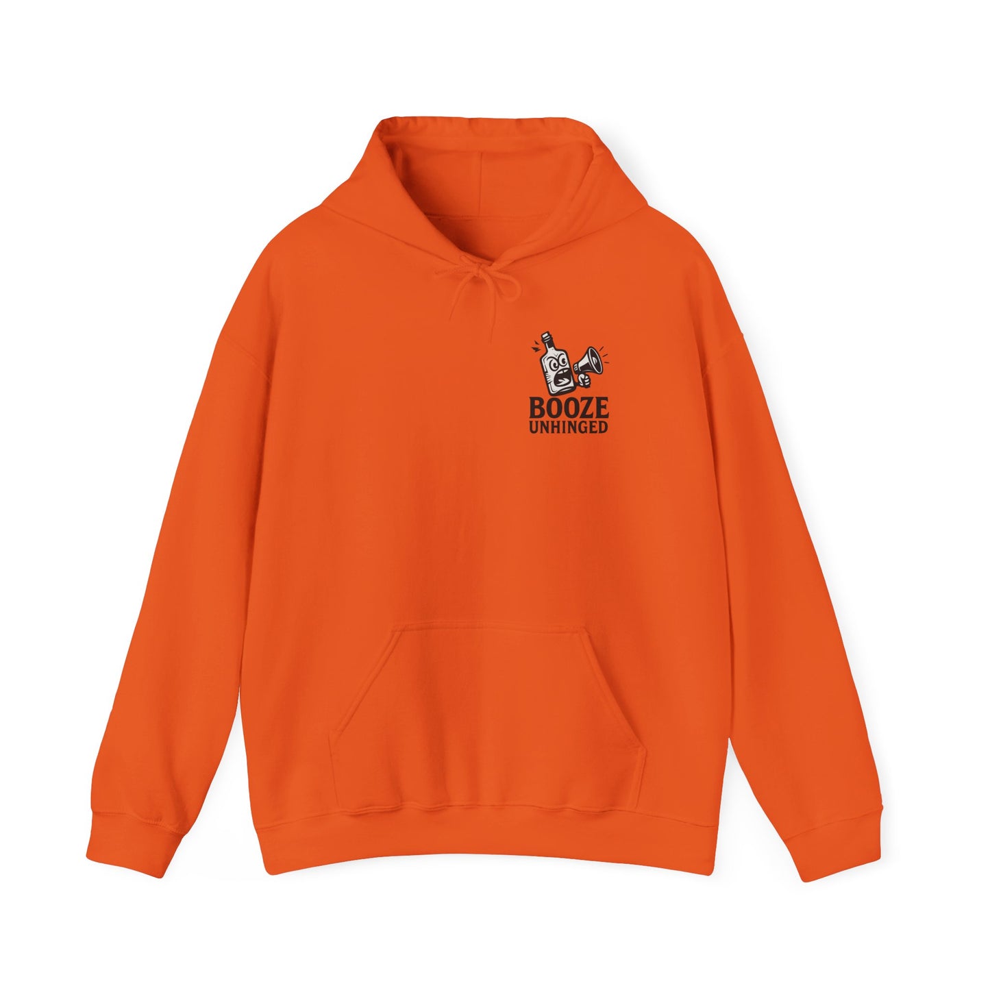 Booze Unhinged Hoodie - Large Back Logo
