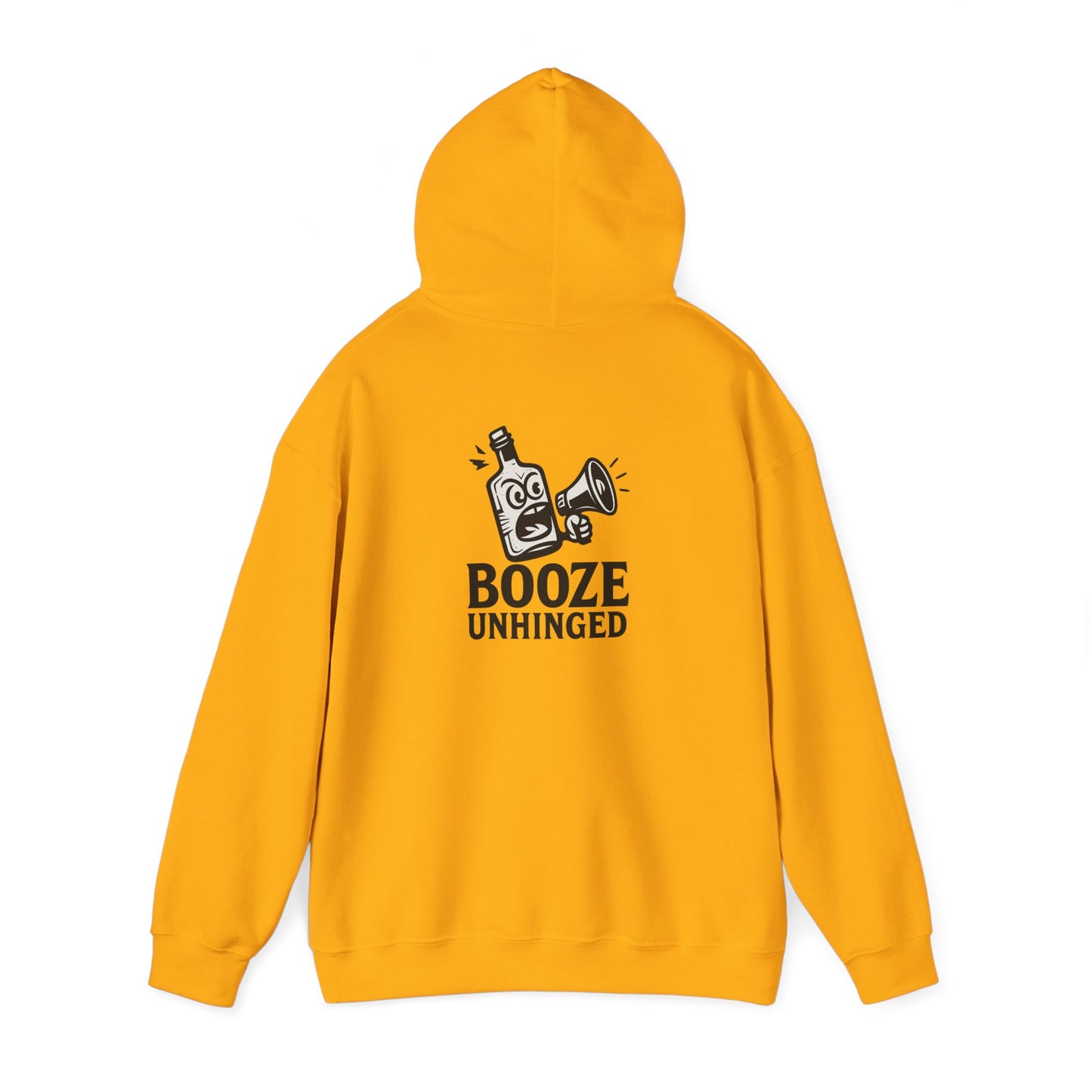 Booze Unhinged Hoodie - Large Back Logo