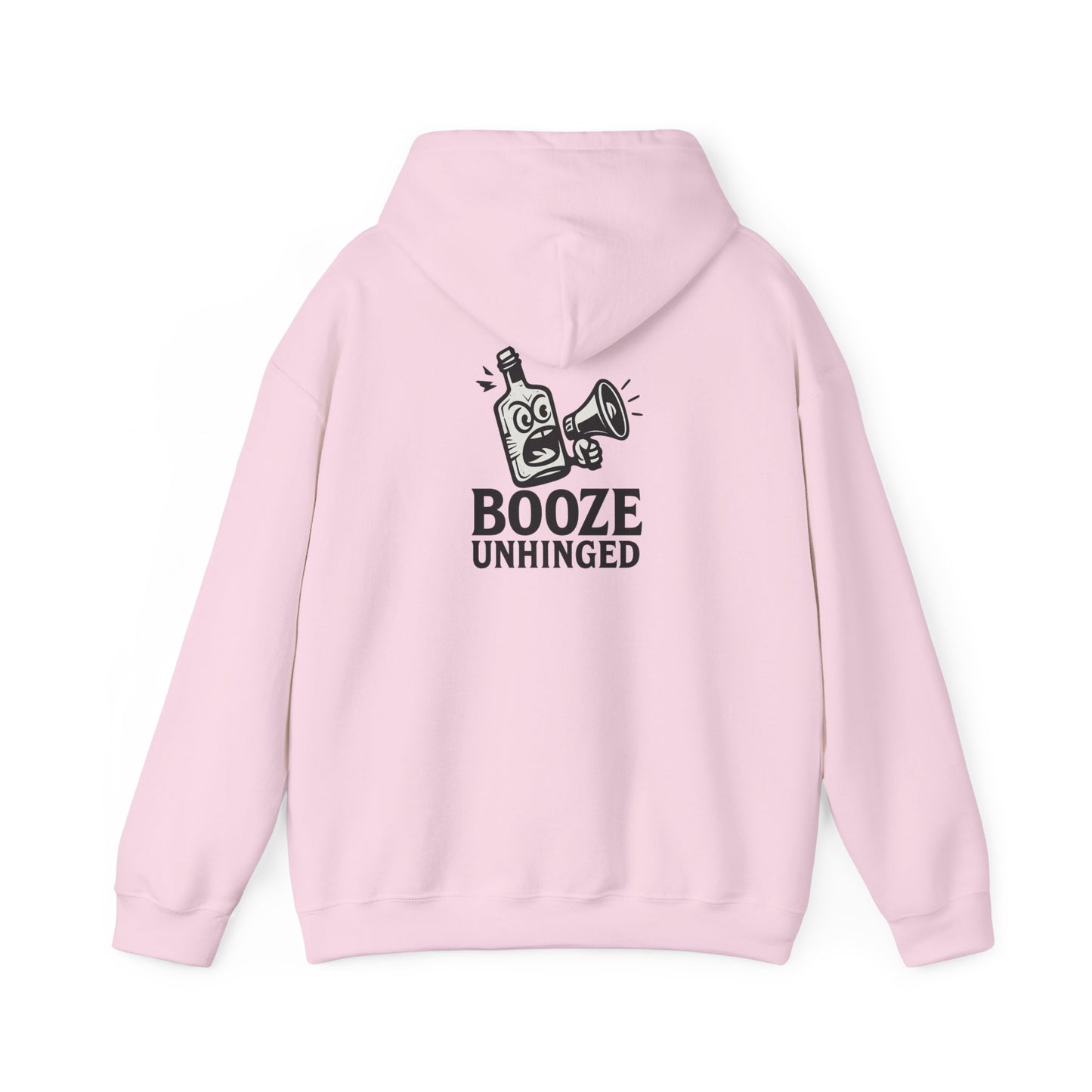 Booze Unhinged Hoodie - Large Back Logo