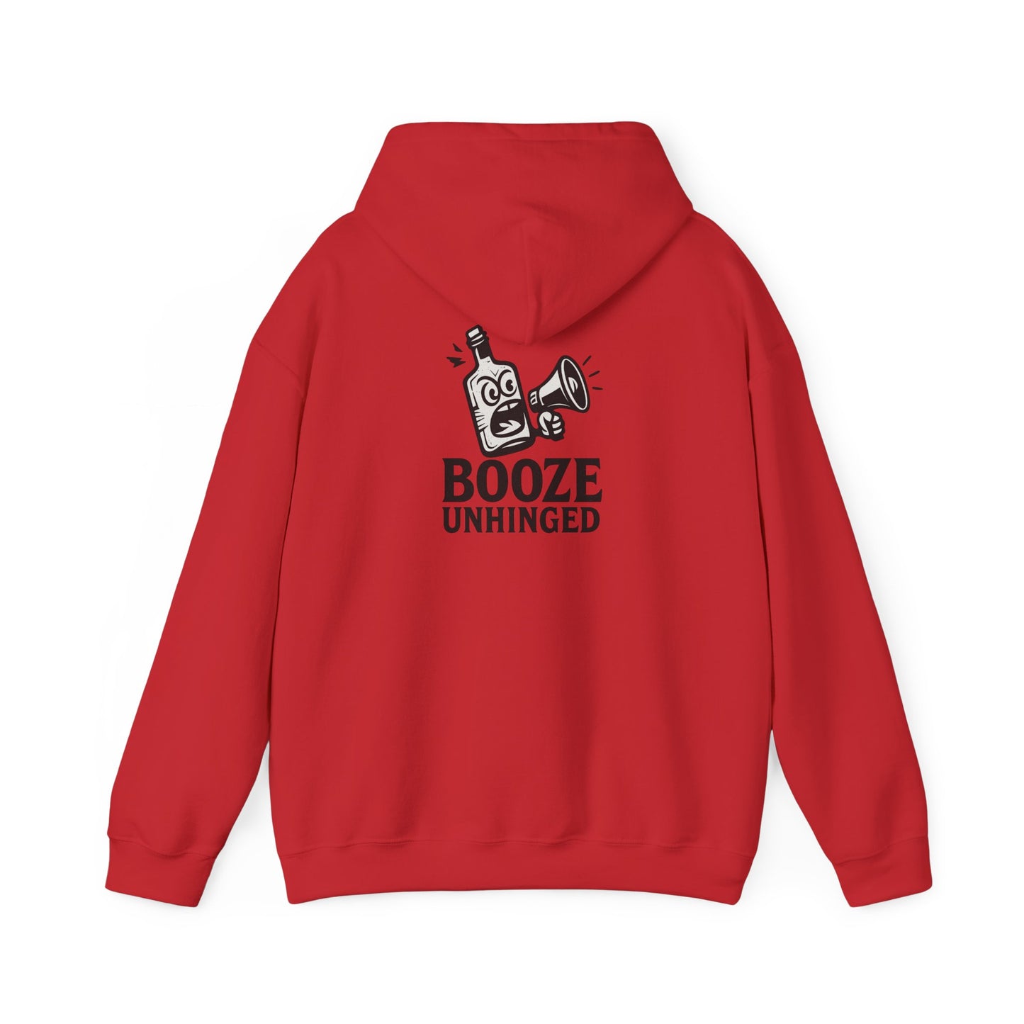 Booze Unhinged Hoodie - Large Back Logo