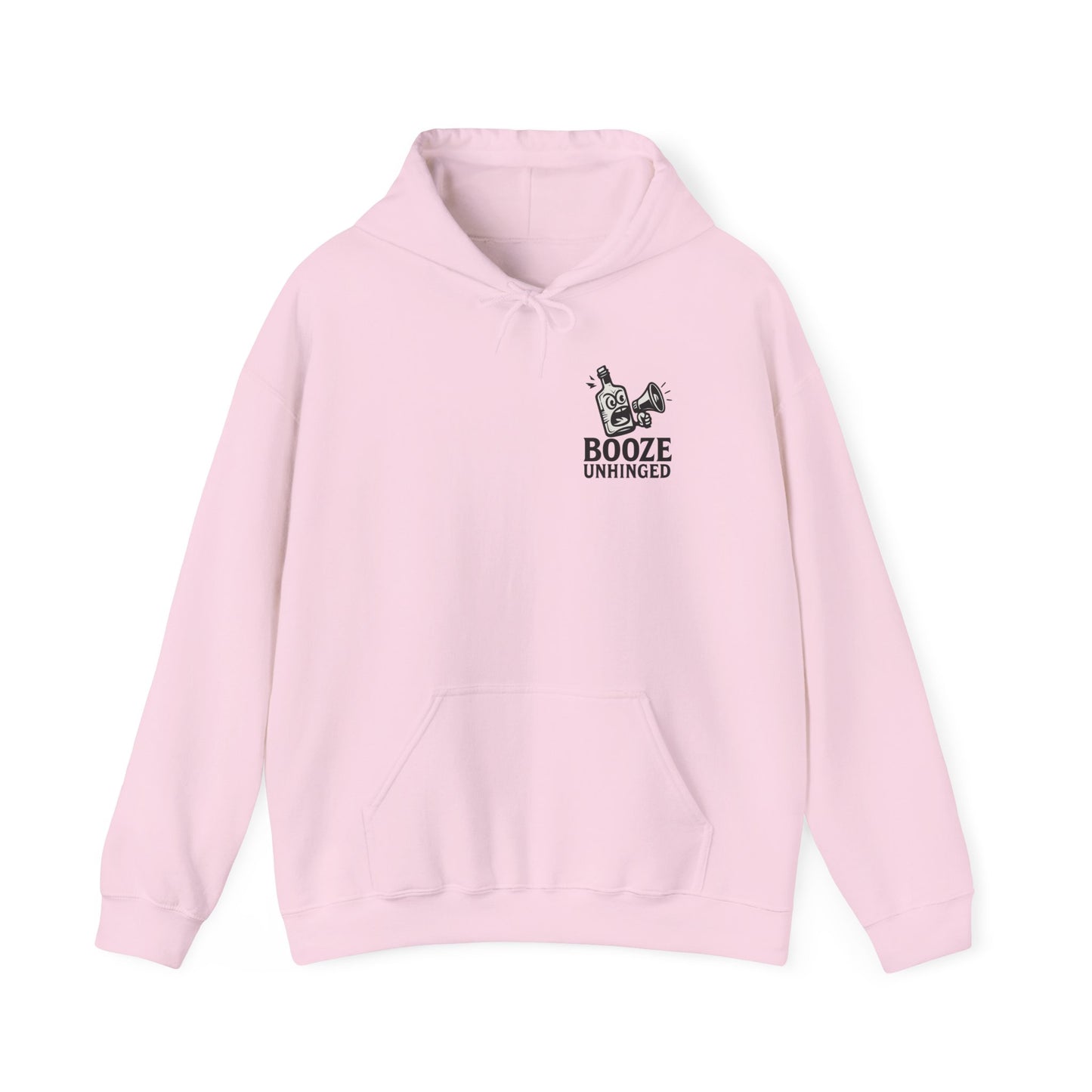 Booze Unhinged Hoodie - Large Back Logo