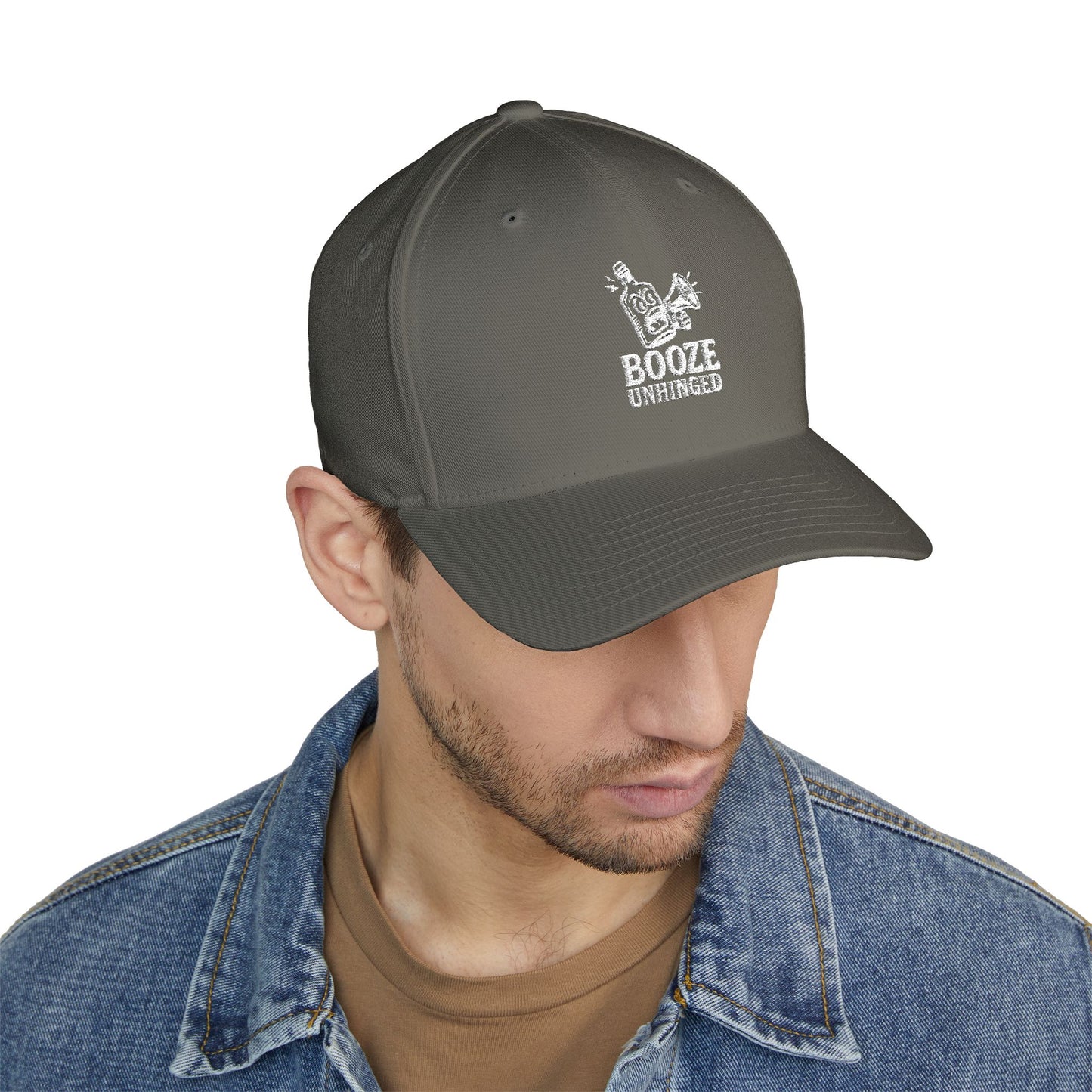 Unhinged Black Closed Back Cap
