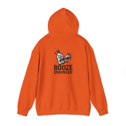 Booze Unhinged Hoodie - Large Back Logo