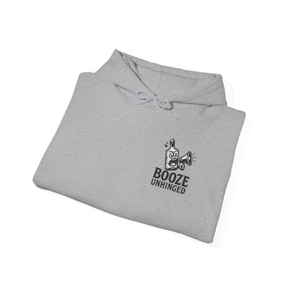 Booze Unhinged Hoodie - Large Back Logo