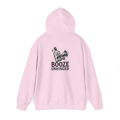 Booze Unhinged Hoodie - Large Back Logo