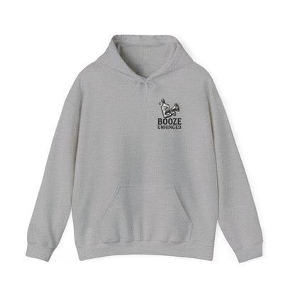 Booze Unhinged Hoodie - Large Back Logo