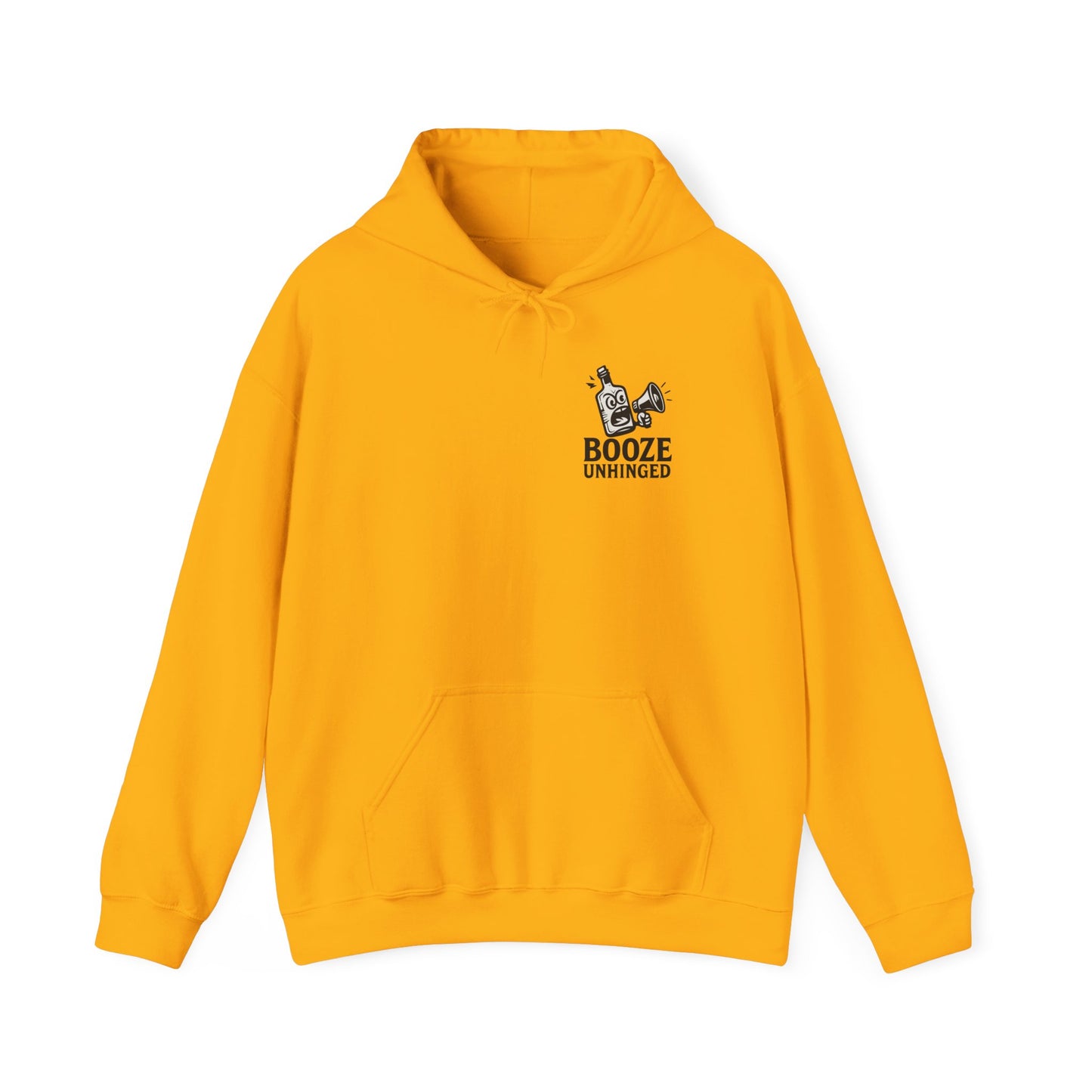 Booze Unhinged Hoodie - Large Back Logo
