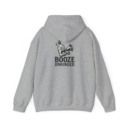 Booze Unhinged Hoodie - Large Back Logo