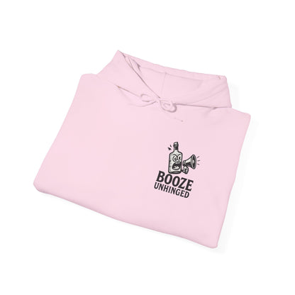Booze Unhinged Hoodie - Large Back Logo